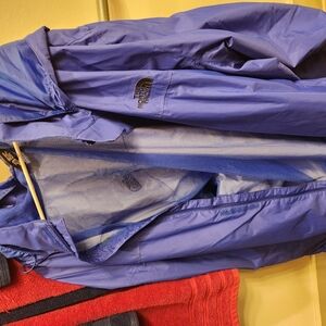 The North Face Blue Raincoat Water-Resistant Lightweight